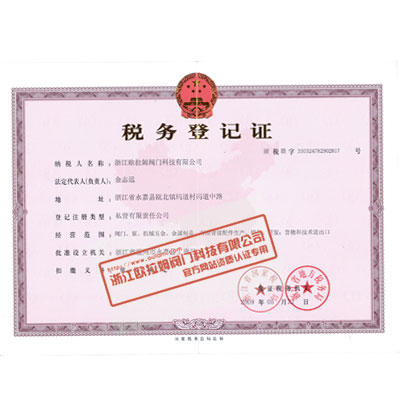 税务登记证